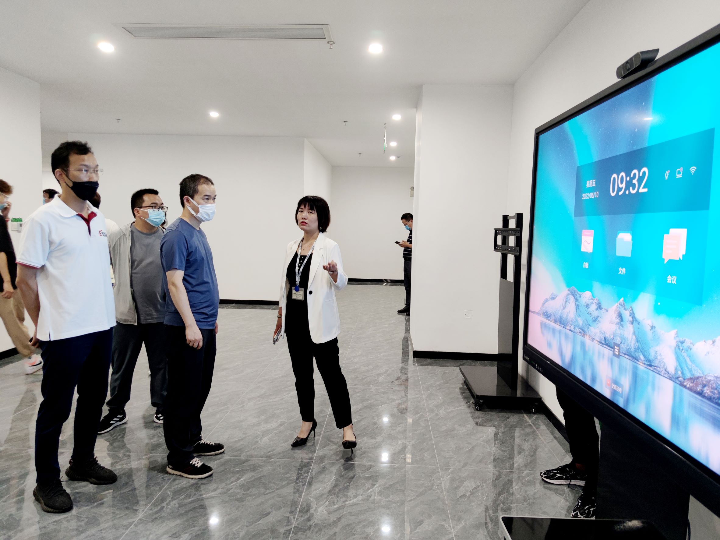 合肥星空物联参观明升MS88科技