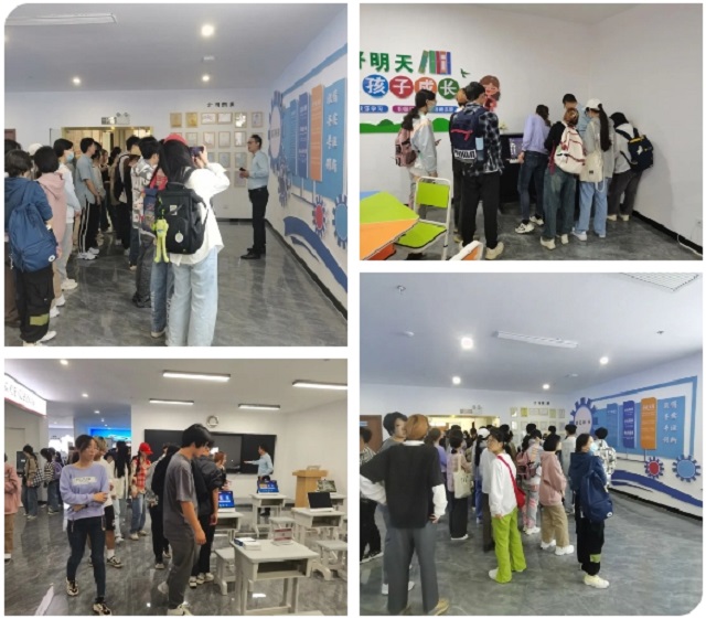 安理大人工智能学院师生参观明升MS88科技展厅