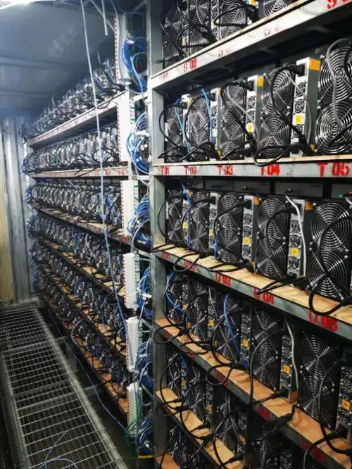 High-performance mining rig setup ready for cryptocurrency mining