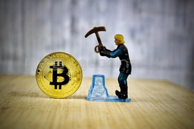 A digital representation of Bitcoin highlights its technological foundation.